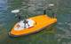 Figure 1. SL40 unmanned surface vessel with a small MBES. Photo courtesy Ocean Alpha
