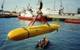 The NOC's first Autosub mission in July 1996. Image courtesy National Oceanography Center
