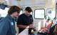 Andy Goldstein, VP Engineering, VideoRay, and Colin Riggs, Sr. Engineer, Greensea, review the final software integration for the Mission Specialist ROV. (Photo: Greensea)