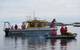 Joint hydrographic and seabed characterization survey in coastal waters off Davis station, Antarctica. (Photo: Royal Australian Navy)