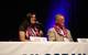 Dr.  Jyotika Virmani and Dr. Marlon Lewis at OceanObs’19. Photo: OceanObs’19
