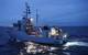 KATFISH on MSF drone vessel at night (Credit: Kraken Robotics)