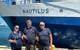 The KONGSBERG team dockside in Honolulu ahead of the NA178 expedition - Colleen Peters, Jørn Horvik, and Knut Terje will spend 14 days at sea testing the EM 304 MKII aboard E/V Nautilus (Credit: Kongsberg Maritime)