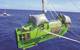 Launching the Deepsea Challenger (image courtesy of James Cameron)