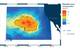 Modeled mass concentration of plastics in the Great Pacific Garbage Patch (Image: The Ocean Cleanup Foundation)