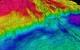 M3 multibeam data from the Los Huellos East caldera, showing the spires from the new Tortugas vent field in the center of the image.
Copyright: Schmidt Ocean Institute