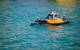 U.S. Naval Oceanographic Office conducts a hydrographic survey by launching an unmanned surface vessel, supported by a Bahrain Coast Guard escort, in the U.S. Central Command area of responsibility. Credit: Official U.S. Navy photo