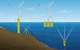 Nortek’s ADCPs are suitable for monitoring currents and waves around both fixed offshore wind turbines (in shallow areas up to approximately 50 m) as well as floating wind turbines anchored in deeper areas of the ocean (typically greater than 50 m). Such ADCPs are typically deployed in a bottom frame or submerged buoy. (Note that ADCPs and wind turbines in this illustration are not to scale.) Image courtesy Nortek