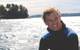 Shay Osler, Robotics Engineer, after product testing on Lake Champlain (Photo: Greensea)
