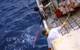 Pelagic longline vessel Captain Scott Drabinowicz and crew preparing to deploy a tag from the deck of the FV Eagle Eye II.