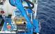 Preparing the Leopard inside its adapted TMS ready for launch from the LARS (Photo: Saab Seaeye)