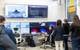 From PML’s remote operations centre, visitors were able to view live feeds, showing tracking and data telemetry from the AUVs and Sonardyne’s Origin 600 ADCP to the PIONEER USV. Photo from Sonardyne.