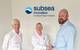 From left to right Alasdair MacDonald, CEO of Tekmar Group, Martin Charles, COO of Unique Group, shake hands with Dave Thompson, Managing Director of Subsea Innovation, after the acquisition. Image courtesy Unique Group