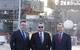Left to right: Matt North, port manager at The Port of Dundee; Dave MacKay, executive chairman of PD&MS Energy; and Bruce Gill, managing director of Harlen.