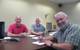 Left to right: Terry Scodeller, Brent Smith and Jim Ross