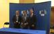 From left to right: EIB Vice-President Jan Vapaavuori, EU Commissioner for Research, Science and Innovation, Carlos Moedas, and AW-Energy’s CEO, John Liljelund. (Photo: EIB)