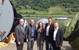 Nova Scotia’s Energy Minister Andrew Younger (second from left) visits the SCHOTTEL headquarters in Spay, Germany. Together with Bruce Cameron, and Sandra Farwell from the Nova Scotia Department of Energy, and Ralf Starzmann and Niels Lange from SCHOTTEL (from left to right) he discussed the BRTP project in the Bay of Fundy. (Image courtesy of SCHOTTEL)