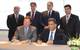 Signing - left: Mike Read, President, Teledyne Marine; right: Abdulmohsen Almajnouni, CEO, RPD Innovations (Photo: Greg Trauthwein)