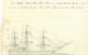 A sketch by Thomas Nickerson depicting the attack and sinking of the ship Essex. (Credit: Nantucket Historical Association)
