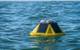 Sofar Ocean’s free drifting Spotter buoy in open ocean water. © Sofar Ocean