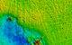 Surveyers onboard NOAA Ship Thomas Jefferson produced this multibeam sonar image of the Walker wreck. (Credit: NOAA)