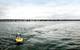 Testing the USV’s systems in a bay near Qingdao, China. The test includes boat stability (by hauling/dragging the vehicle) and communication quality. Photo: Nortek