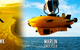 Unmanned aerial vehicle Vector Hawk (left) was launched on command from the Marlin MK2 autonomous underwater vehicle (right) during a cross-domain command and control event hosted by the U.S. Navy. (Image: Lockheed Martin)