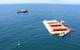 WaveRoller wave energy converter deployment day. (Photo: AW-Energy)