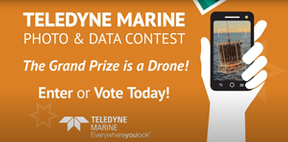 Enter your awesome photos of Teledyne Marine’s products or data for a chance to some great prizes!